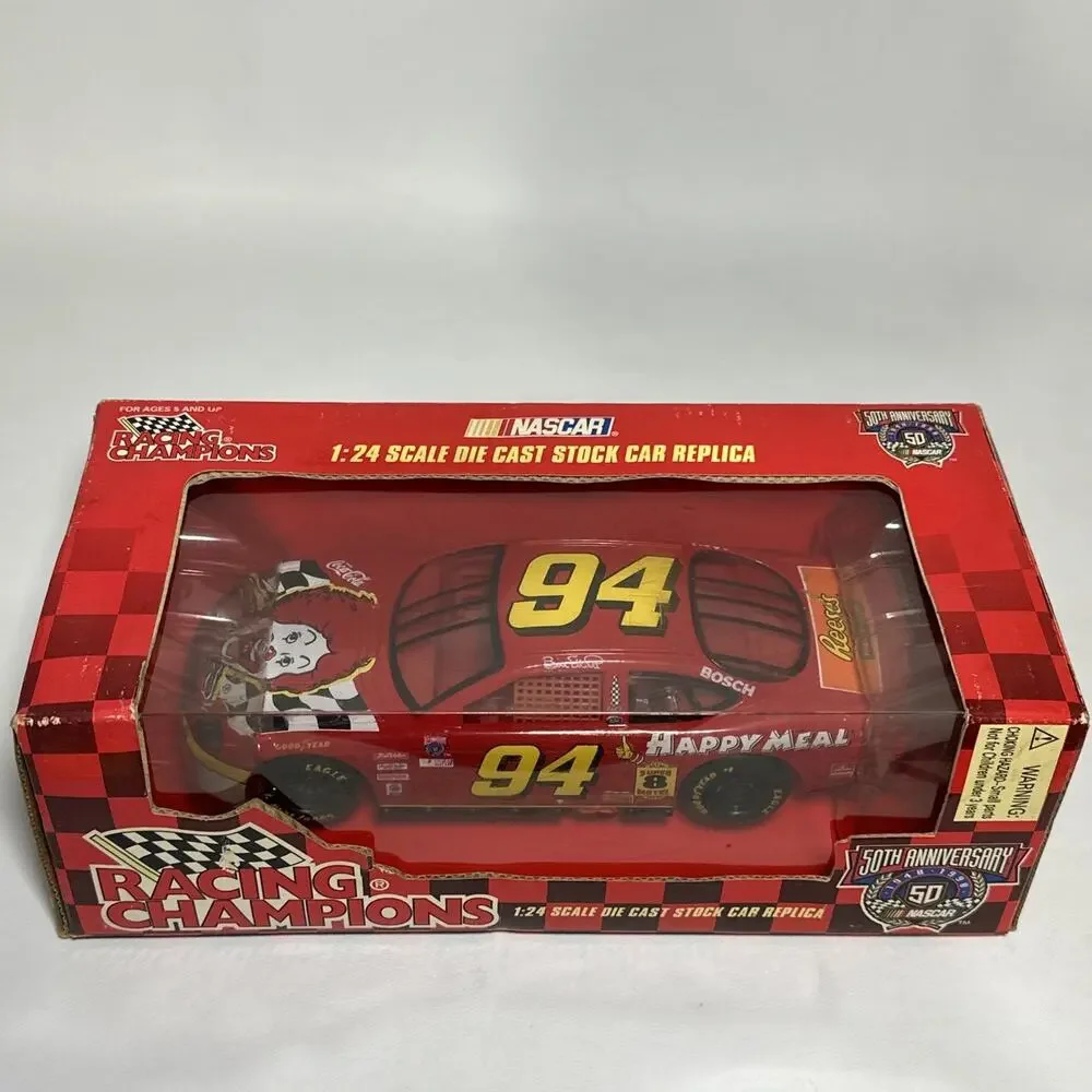 NIB Racing Champions #94 Bill Elliott NASCAR 50th Anniversary 1:24 Scale Diecast
